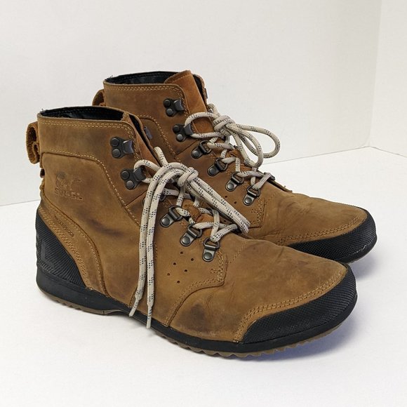 Sorel Ankeny Mid Hiker Waterproof Boots, Elk Brown, Men\'s 11 M main image 4